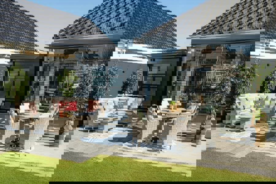 Garden Impressions Jersey 4 Seater Round Dining Suite