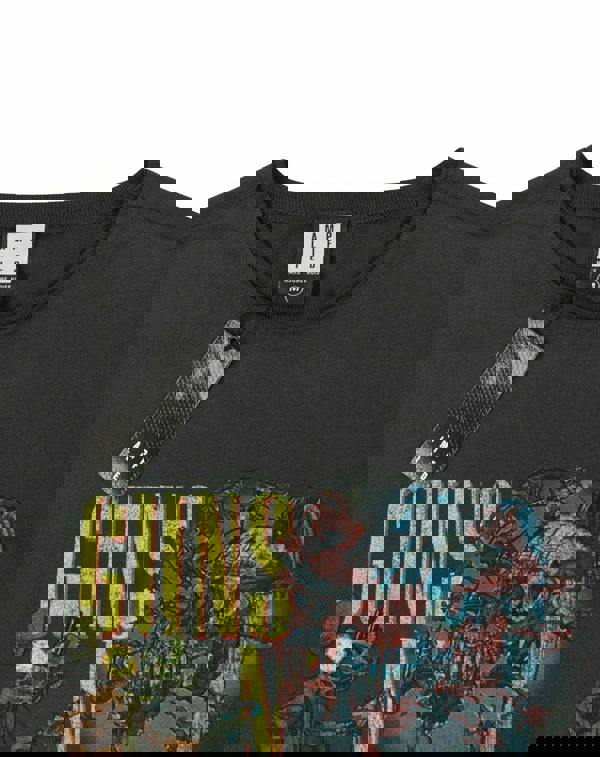 Amplified Clothing Mens Grey Guns N Roses Short Sleeved T-Shirt