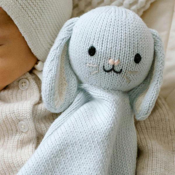 cuddle+kind - Lovey Collection - Baby Bunny - Blue