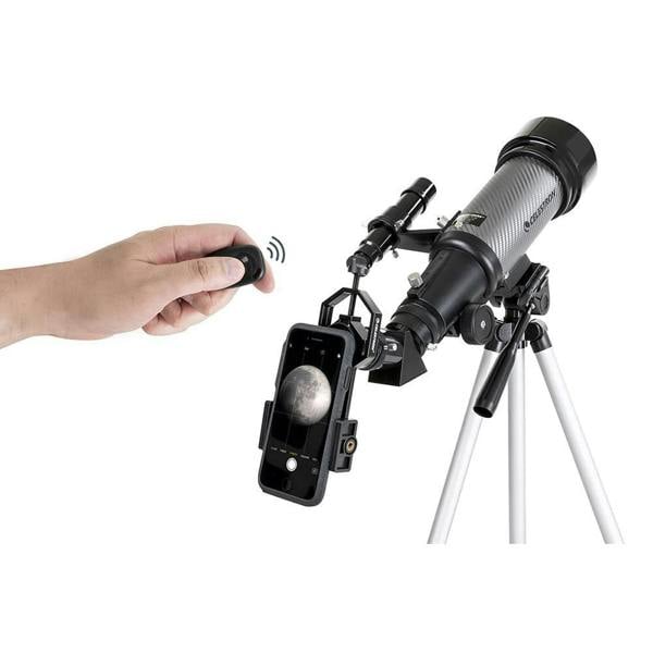 Celestron Travel Scope 70 DX Portable Telescope with Smartphone Adapter