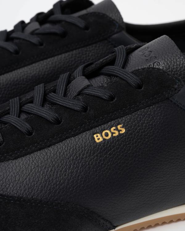 BOSS Orange Lineor Low Profile Mens Trainers - Dark Blue 402