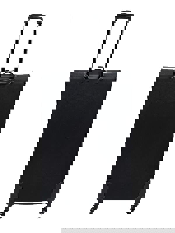 TruClothing Soft Case Suitcase 4 Wheels Zipped Compartments