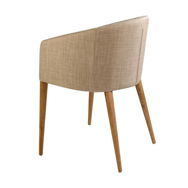 Angel Cerdá Beige Fabric Chair 4007