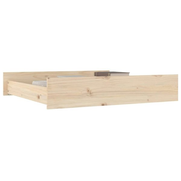 Berkfield Bed Drawers 2 pcs Solid Wood Pine