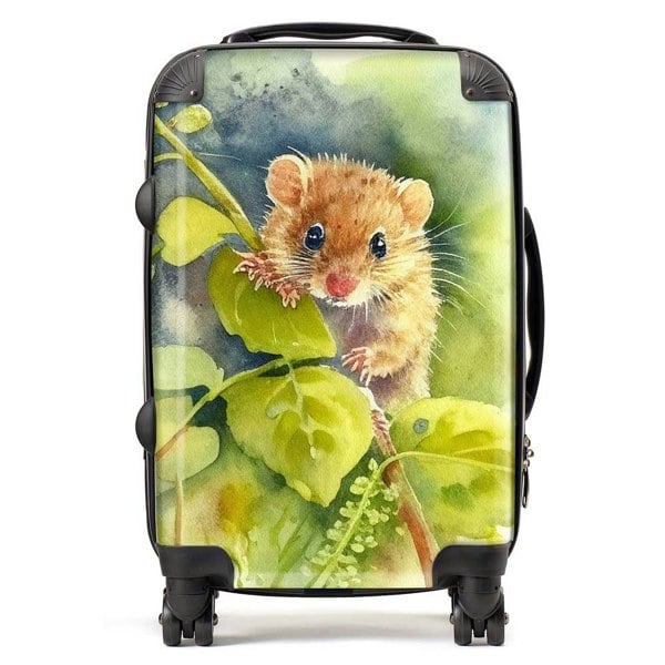 Warren Reed Dormouse Watercolour Suitcase