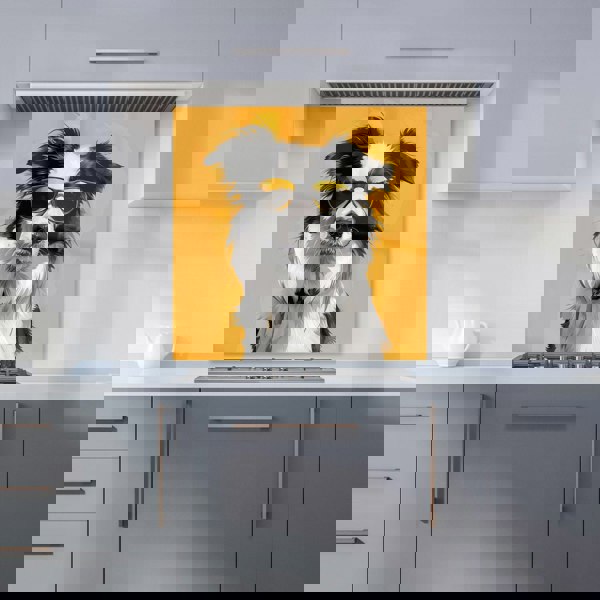 Warren Reed - Designer Cool Collie with Attitude Kitchen Splashback