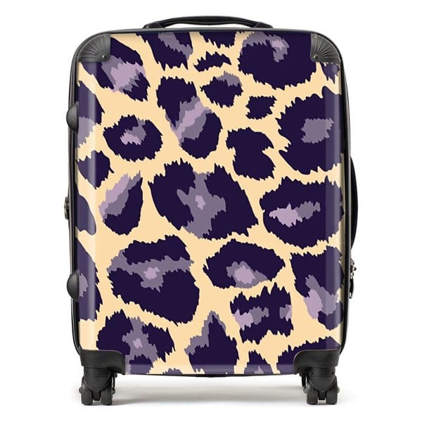 Warren Reed Leopard Print Suitcase