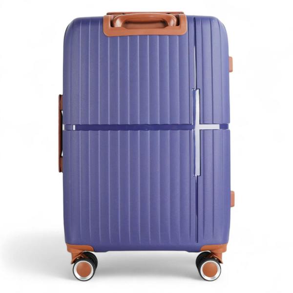 Infinity Luggage Strong Hard Shell Suitcase Set 8 Wheel Cabin Luggage Holiday Travel Case