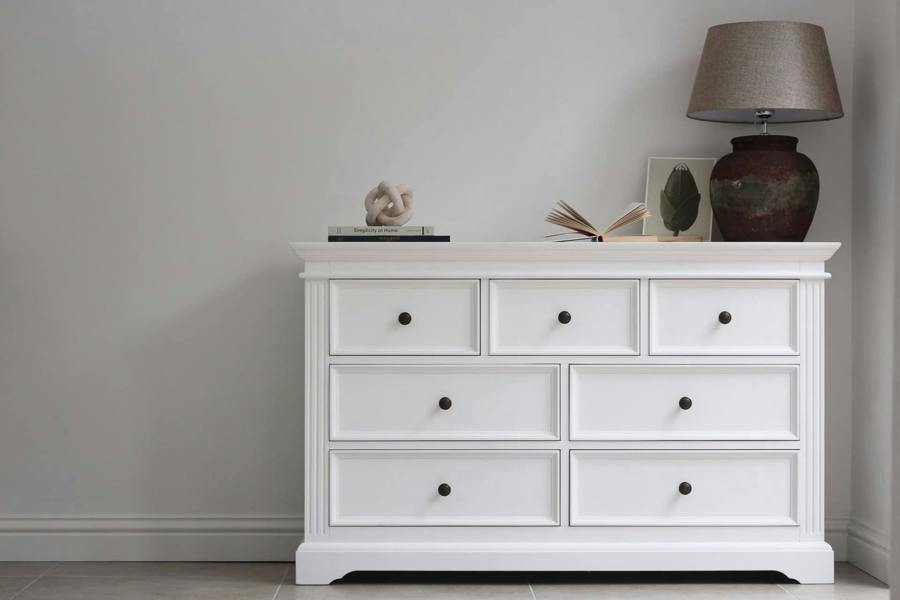 Statement Furniture Gainsborough Large 3 Over 4 Chest of Drawers Assembled Bedroom Storage