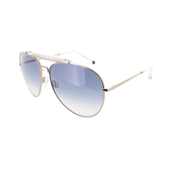 Tommy Hilfiger Mens Pilot Style Sunglasses - Gold/White - 