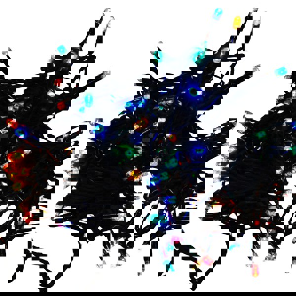 Samuel Alexander 9.9m (100 LED) Snowtime Multi-Coloured Connectable Lights with 3m Lead Wire