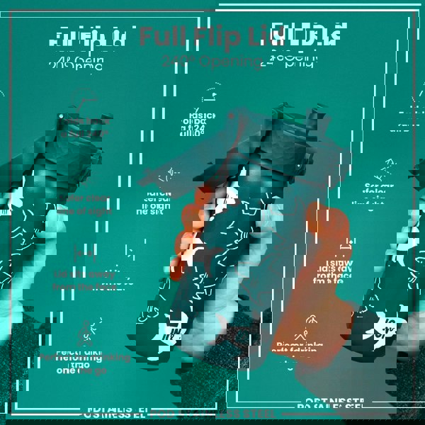 ION8 Leak Proof Thermal Steel Water Bottle, Insulated, Sharks, 320ml (11oz)