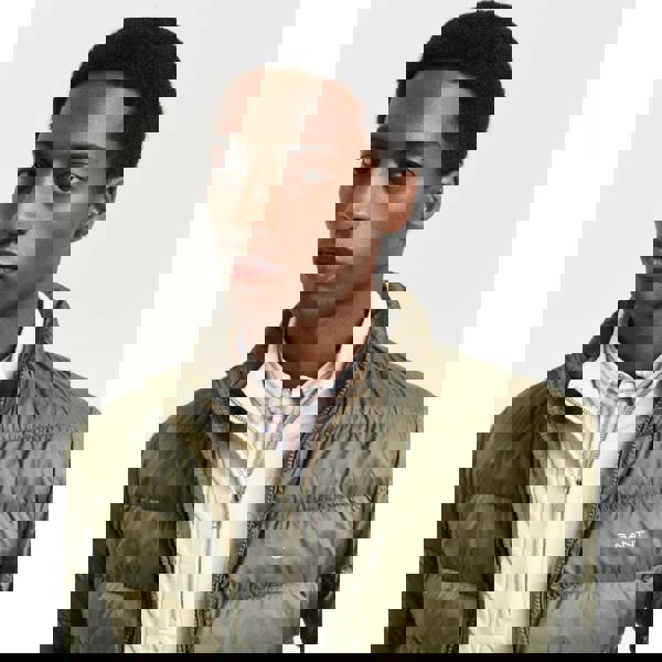 Gant Mens Lightweight Down Jacket - Green - 