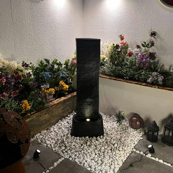 Tranquillity Water Features Noir Cascade Oriental Water Feature