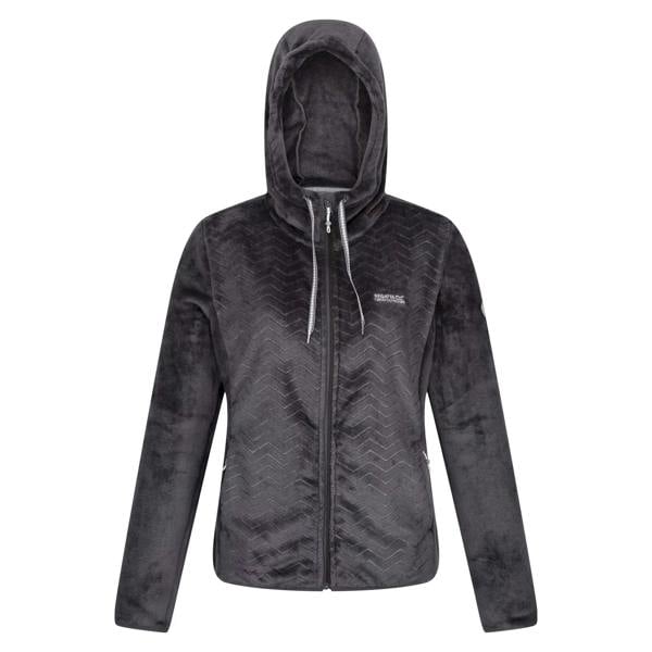 Regatta Womens/Ladies Julissa II Fluffy Full Zip Fleece Jacket - Seal Grey