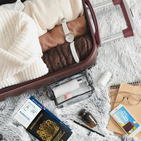 Flight Knight 55x35x20cm Hard Case Bubble Carry On Suitcase - 100+ Airline Approved