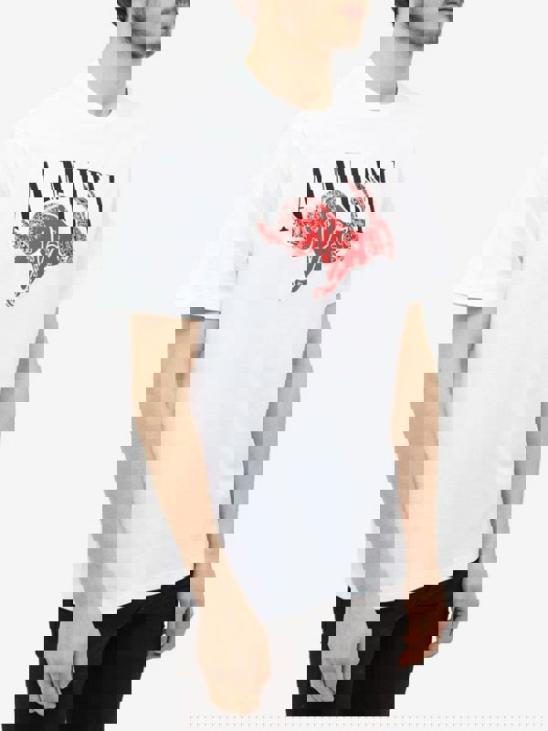 AMIRI CNY RABBIT LOGO TEE WHITE