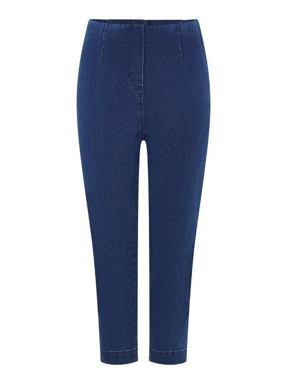 PennyPlain Cropped Jeggings -Blue Wash