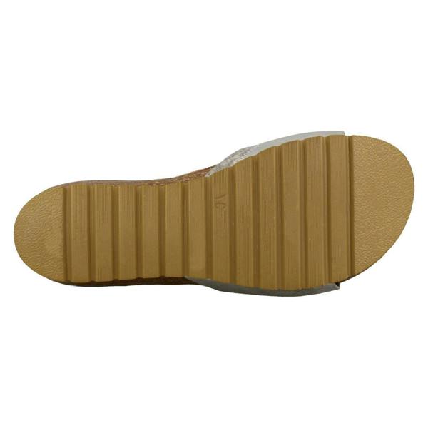 Down to Earth Ladies Down To Earth Mid Cork Wedge Sandals