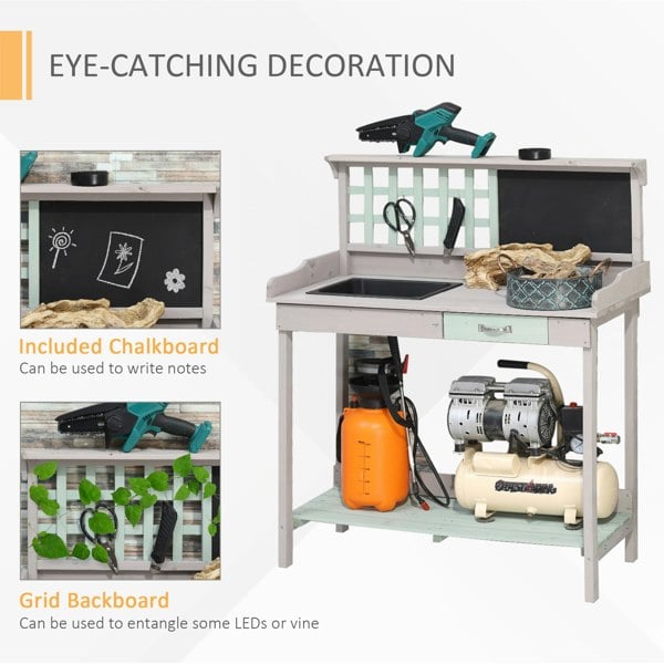 Potting Bench Table