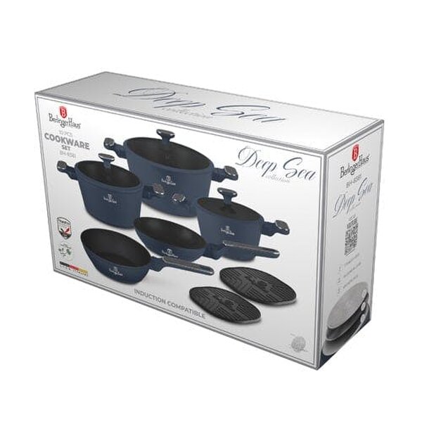 Berlinger Haus 10 pcs cookware set Berlinger Haus BH8381 Deep Sea