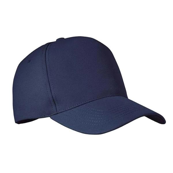 MidOcean Senga RPET 5 Panel Baseball Cap - Blue - 