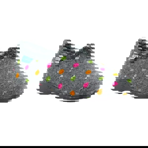 Lunar Womens/Ladies Studio Slippers - Grey