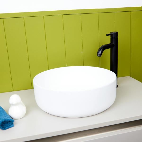 Flode Kumla | High Rise Mono Basin Mixer Tap | Matt Black