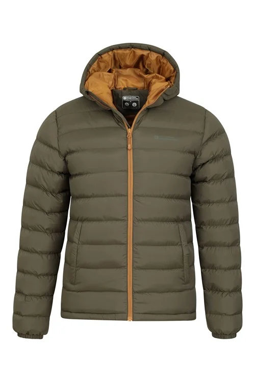 Mountain Warehouse Mens Seasons II Padded Jacket - Green