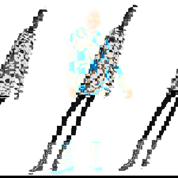 Regatta Womens/Ladies Orla Kiely Swing II Sixties Daisy Waterproof Jacket - Blue - 