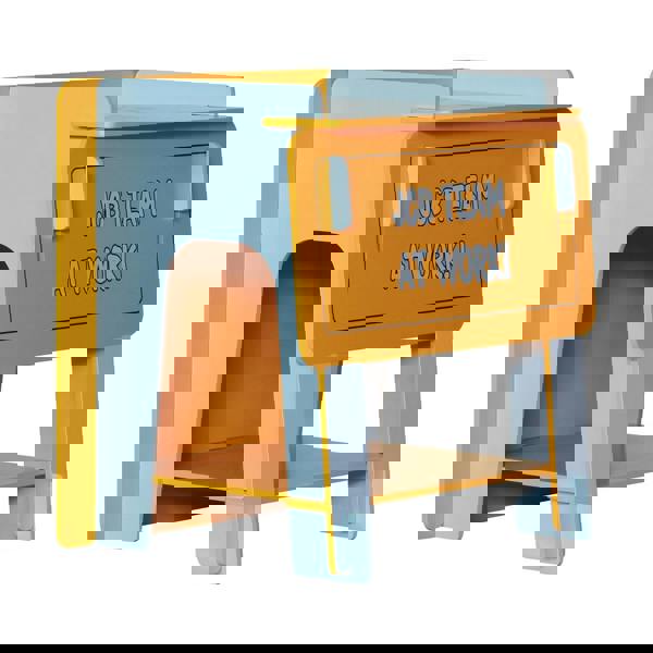 Side view of the JCB bedside unit. 