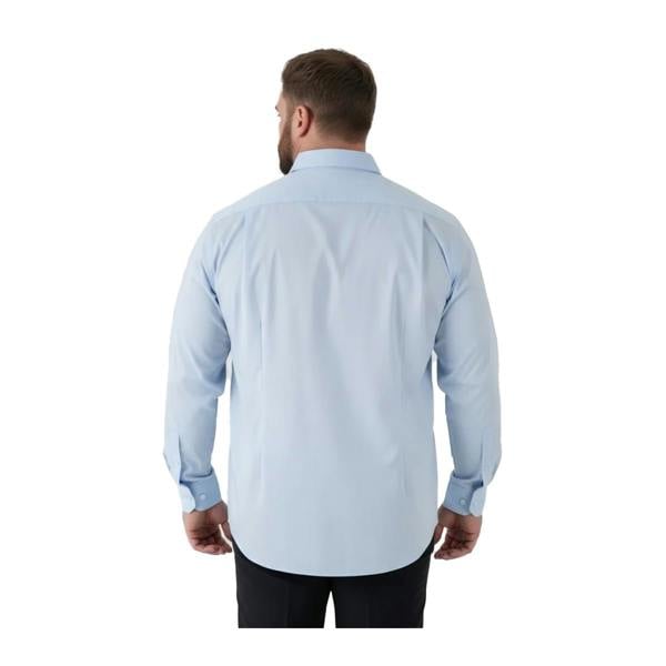 Duke Mens Oliver D555 Stretch Shirt - Sky Blue - 