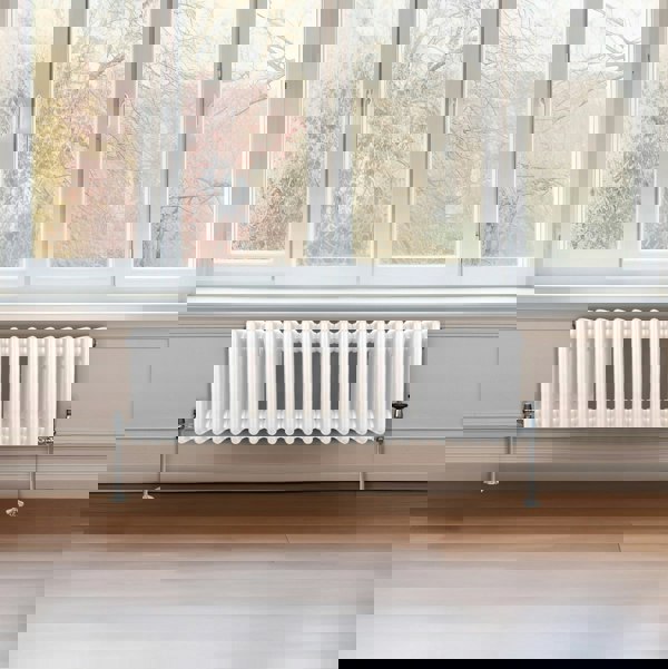 Monstershop Traditional 3 Column Radiator - 300 x 1192mm - White