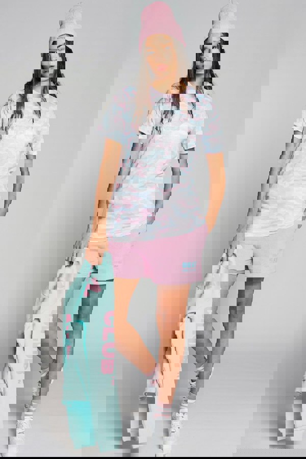 Beat Girlz Club Candy T-Shirt - Miami Pink Camo