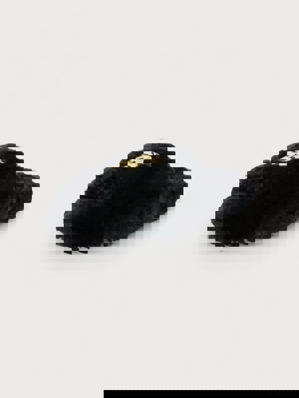 Sacai Wmns Fuax Fur Comfort Slippers Black - Womens