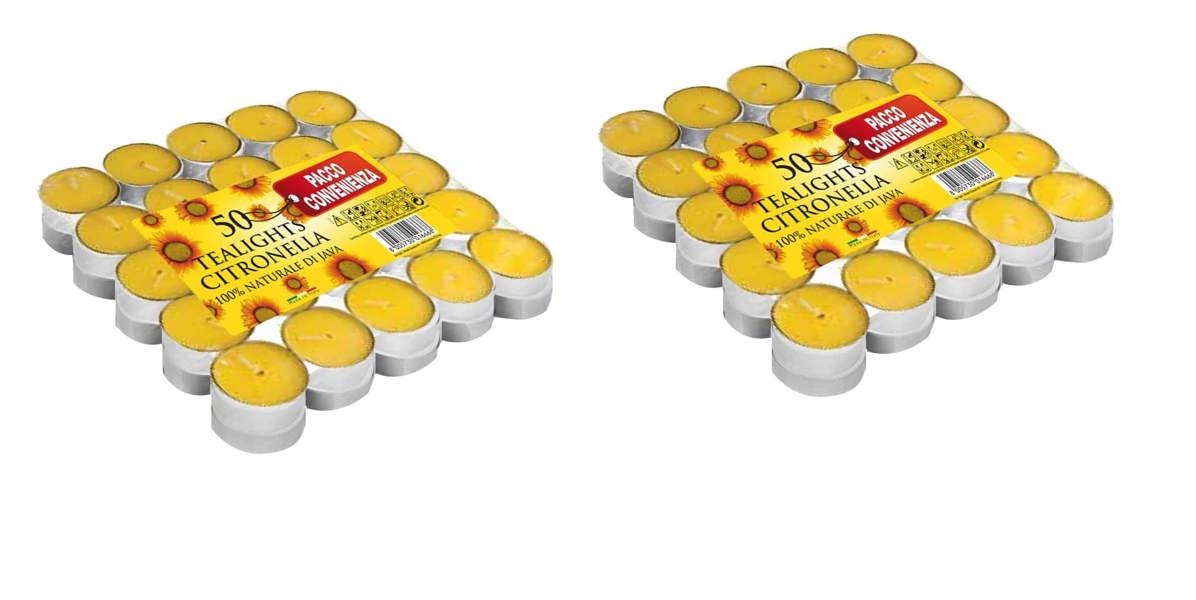 Price's Candles Citronella Tealights Pack of 50 (2 Pack)