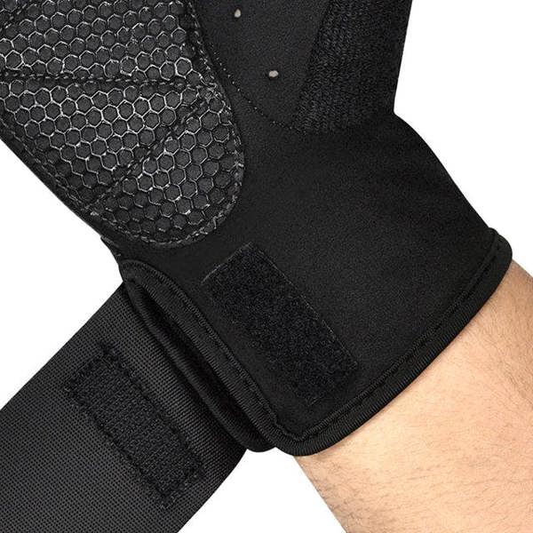 RDX Sports GYM WEIGHT LIFTING GLOVES W3 BLACK WITH EVA PADDING PLUS