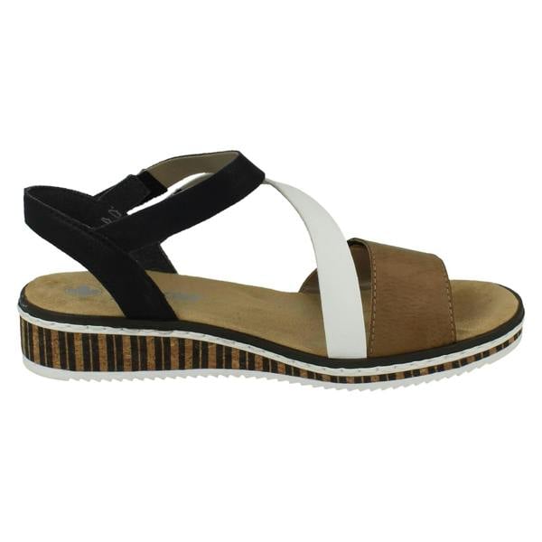 Rieker Ladies Rieker Strappy Summer Sandals V3670