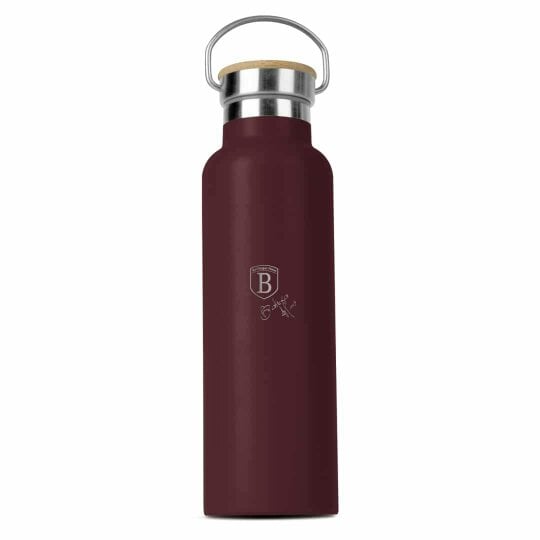 Berlinger Haus BH8759 0.6 L Flask with Bamboo Lid | Bordeaux
