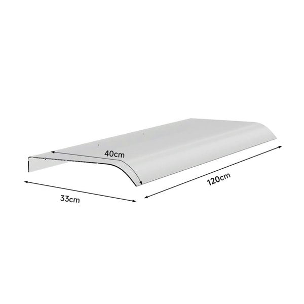 Transparent Window Door Awning Canopy Canopies & Gazebos Living and Home 120cm W