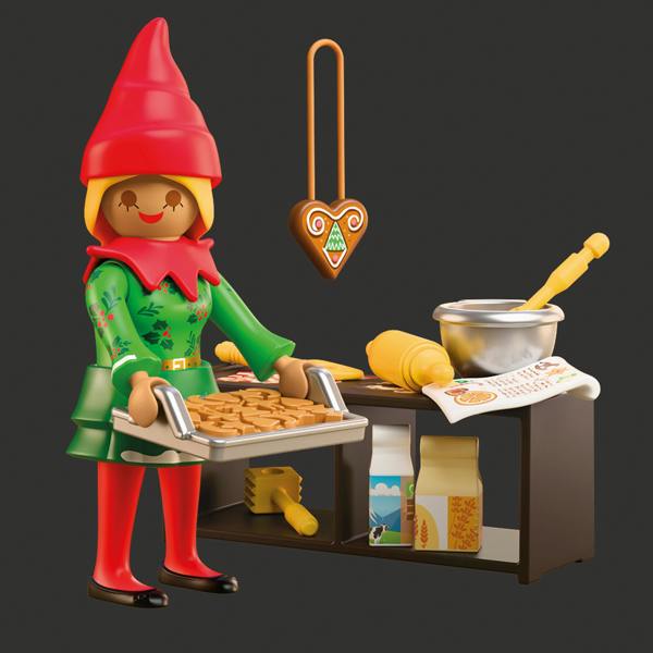 Playmobil Christmas Elf with Cookies - 72152 Playset