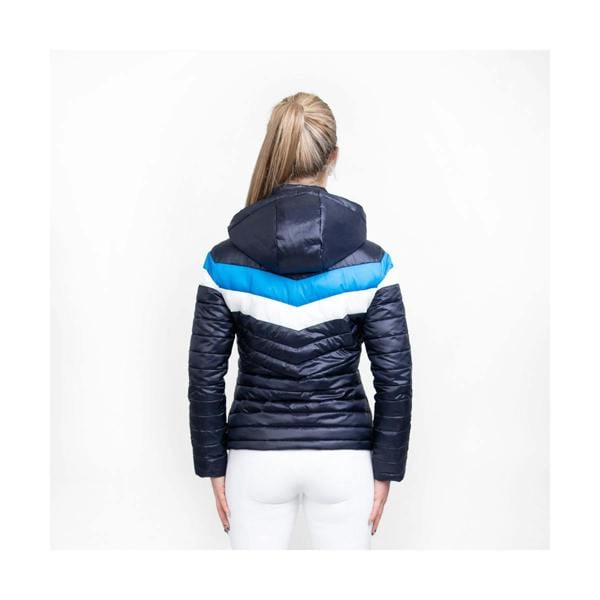 Coldstream Womens/Ladies Southdean Quilted Coat - Navy/White/Blue - 