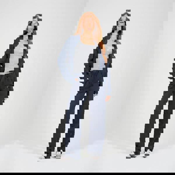 Brave Soul Charcoal Zip Through Sweat Bomber Jacket - Charcoal Image 3