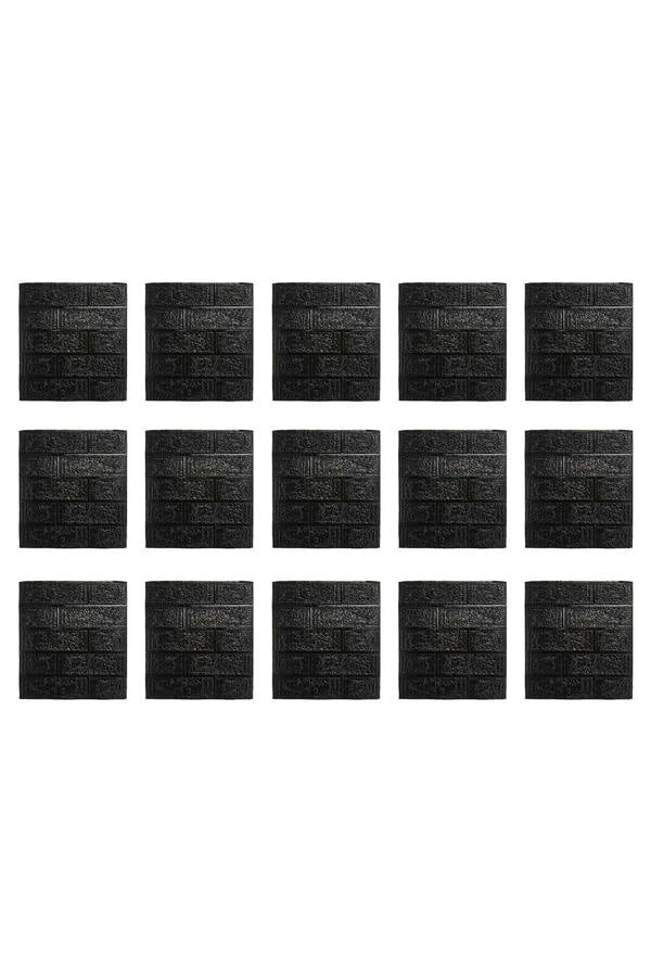 Living and Home 15PCS Self-Adhesive 3D Wall Panels Wallpaper with Brick Effect
