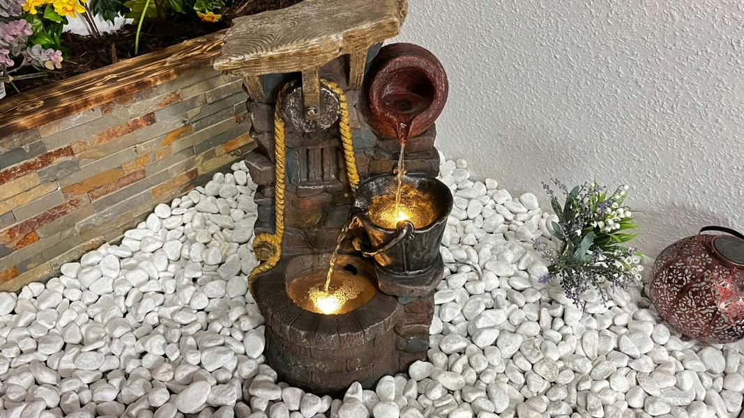 Tranquillity Water Features Rustic Jug Traditional Water Feature