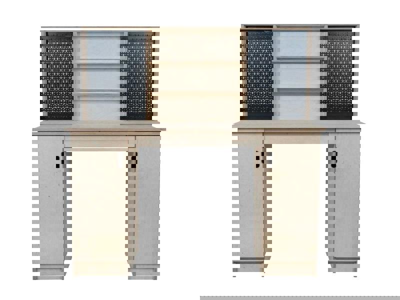 wooden cabinet workbench