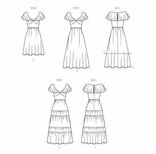 Simplicity Sewing Pattern 9704, Dresses for Women, W2 (20W-22W-24W-26W-28W) - Intermediate