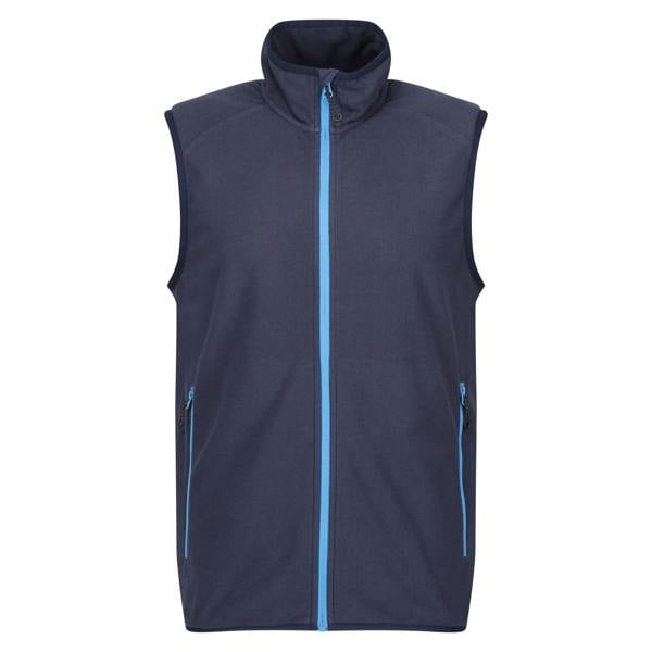 Regatta Professional Mens Fleece Gilet - Navy/French Blue - 
