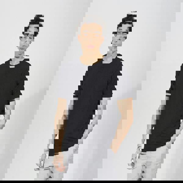 Brave Soul White 2 Pack Crew Neck T-Shirts - White Image 3