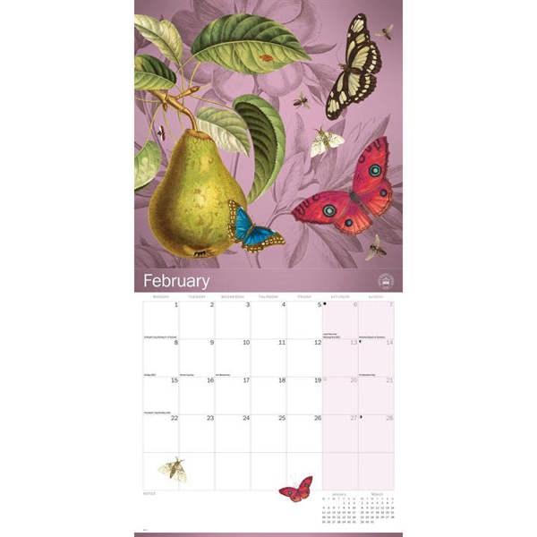 Royal Botanic Gardens, Kew Floral Illustrated Calendar 2027, Wall Calendars, Month To View, Lifestyle, Gift